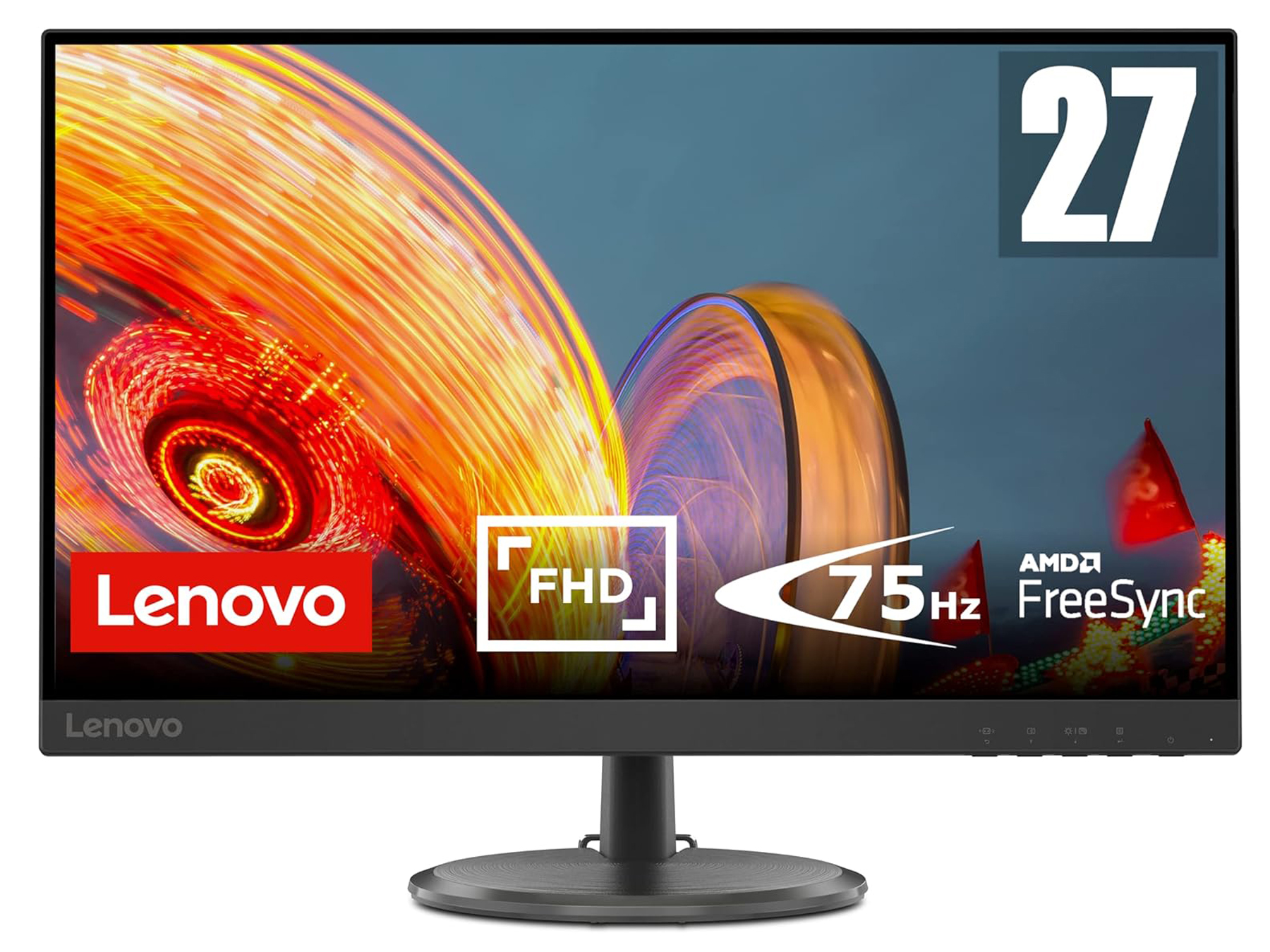Lenovo C27-35 Monitor 27' LED FHD VA 75 Hz, 3.000:1, 250 cd/m², 6ms, Ntsc 72%