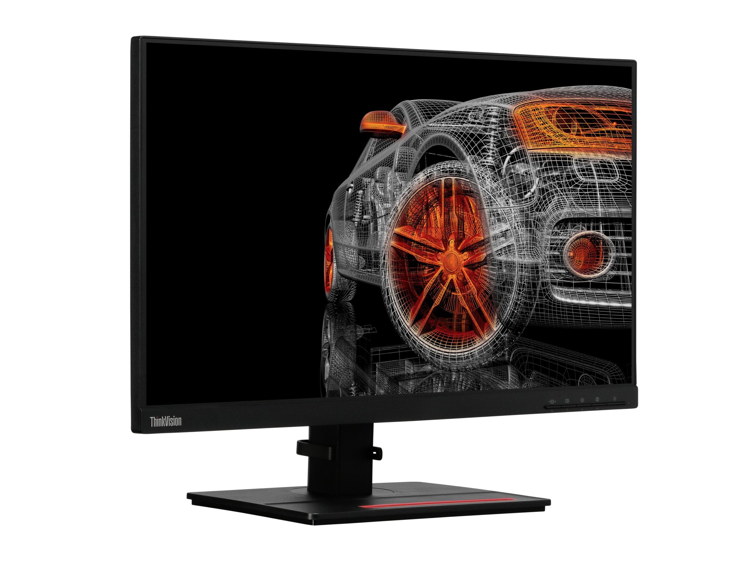 Lenovo ThinkVision T24i-2L Monitor 23,8' FullHD 1920x1080 IPS LCD 4ms USB-Hub