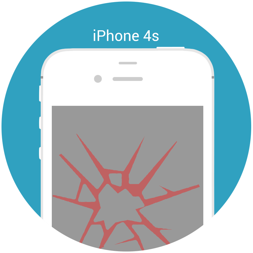 iPhone 4s - Display Glas Touchscreen Reparatur