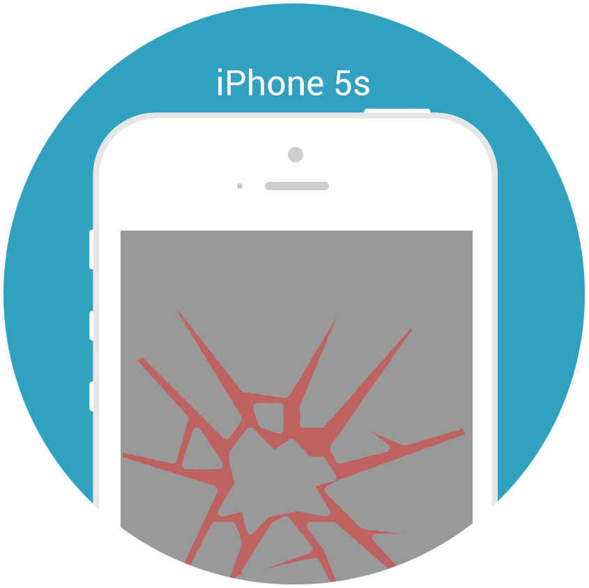 iPhone 5s - Display Glas Touchscreen Reparatur