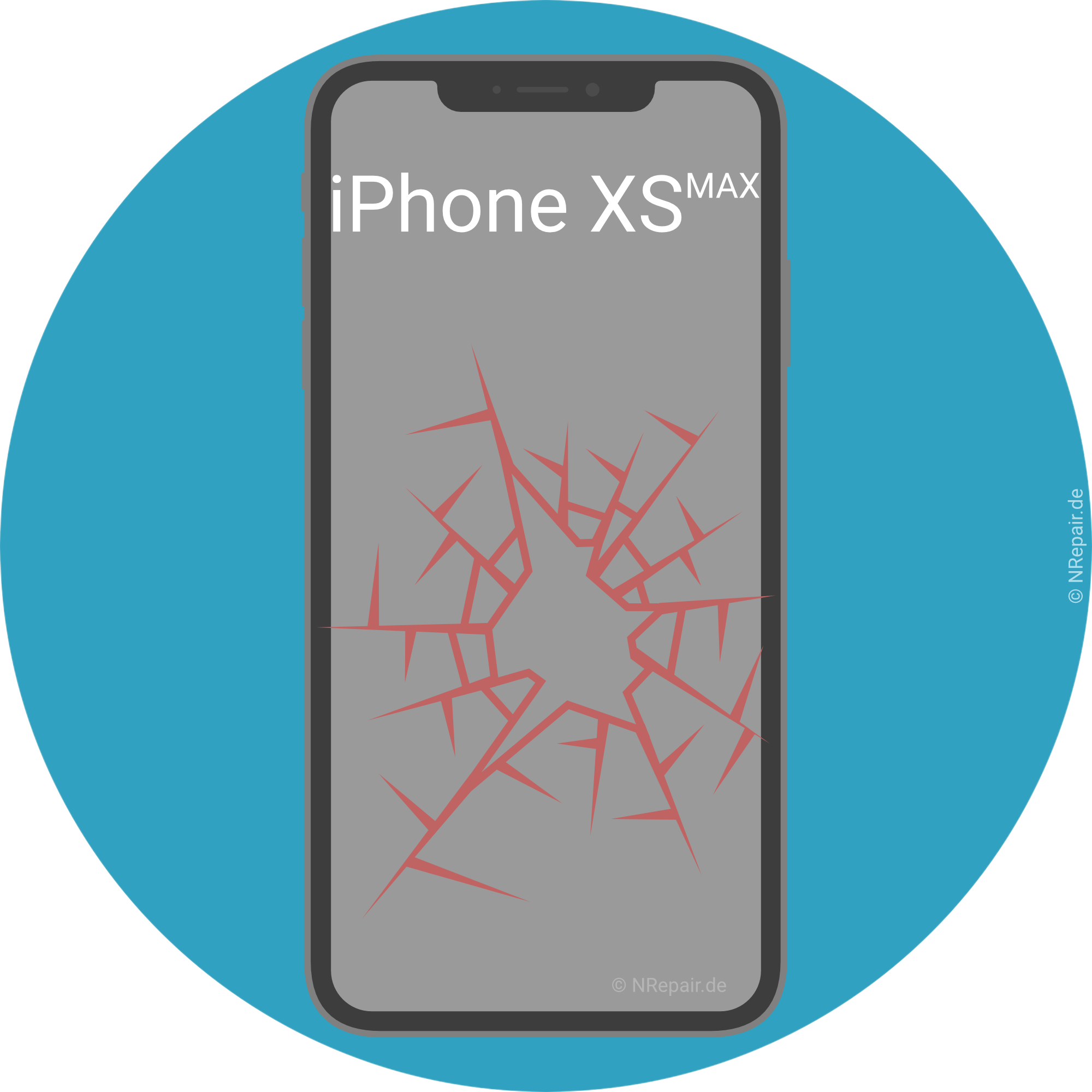 iPhone XS Max - ORIGINAL Display Glas Touchscreen Reparatur