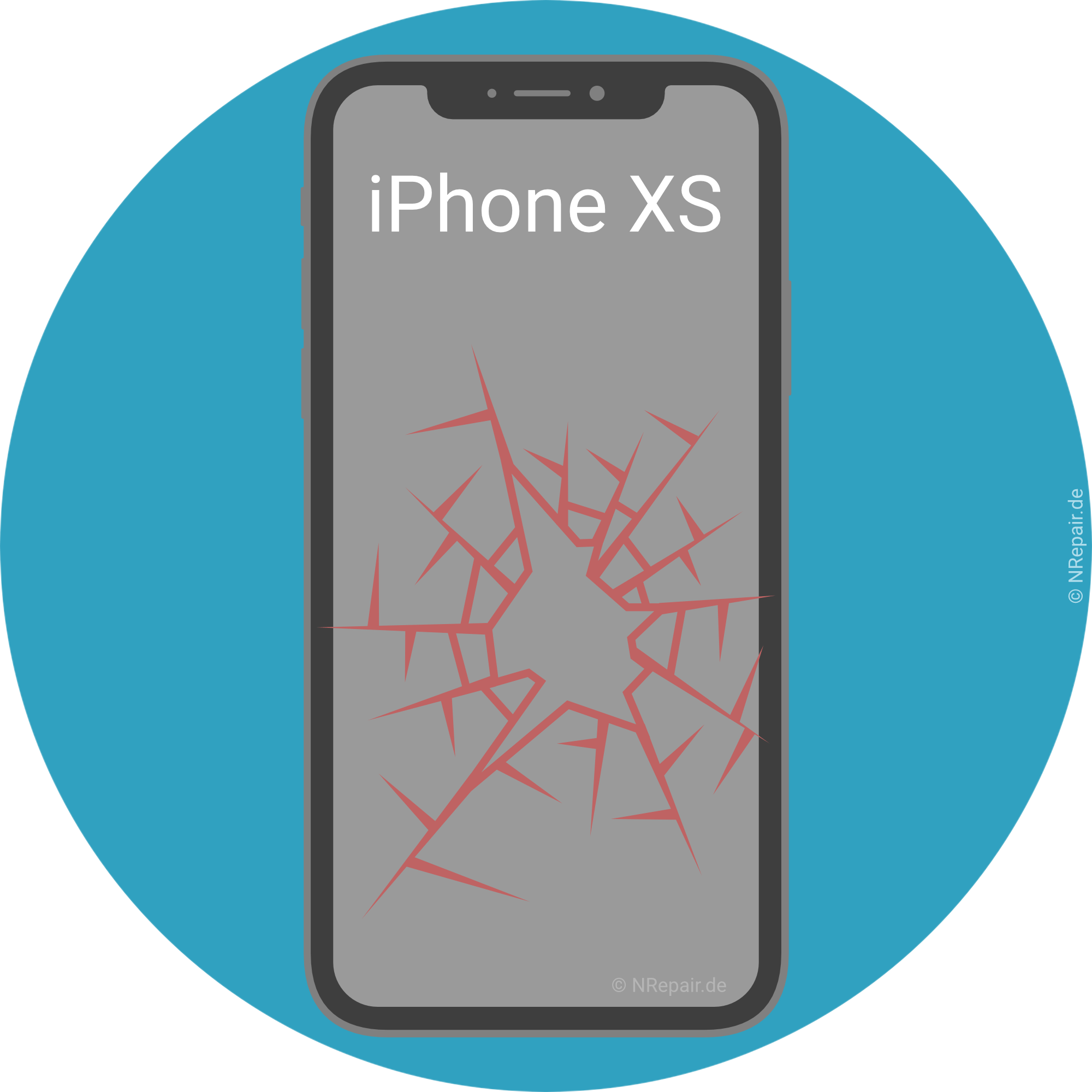 iPhone XS - ORIGINAL Display Glas Touchscreen Reparatur