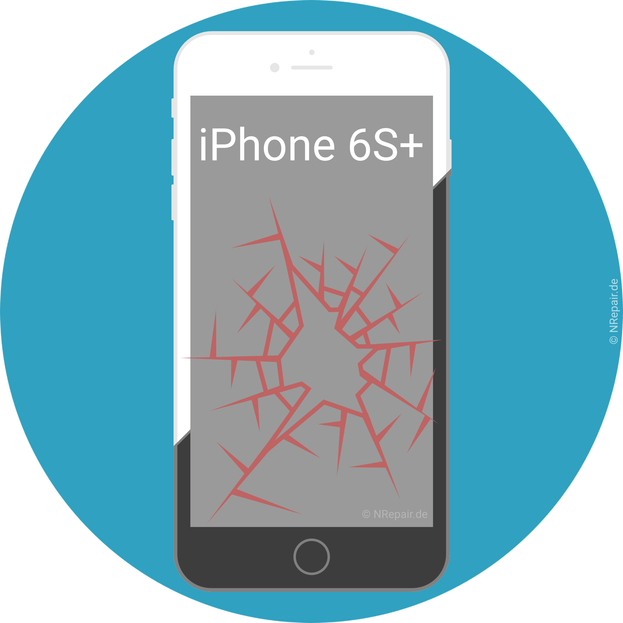 iPhone 6s Plus - Original Apple Display Glas Touchscreen Reparatur