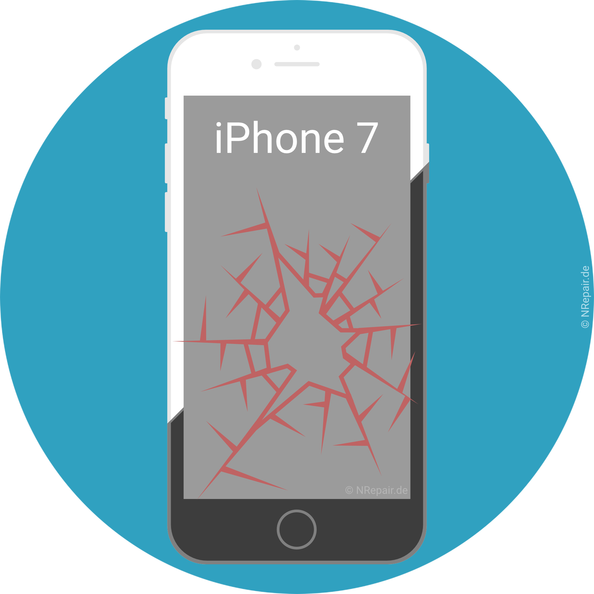 iPhone 7 - Original Apple Display Glas Touchscreen Reparatur