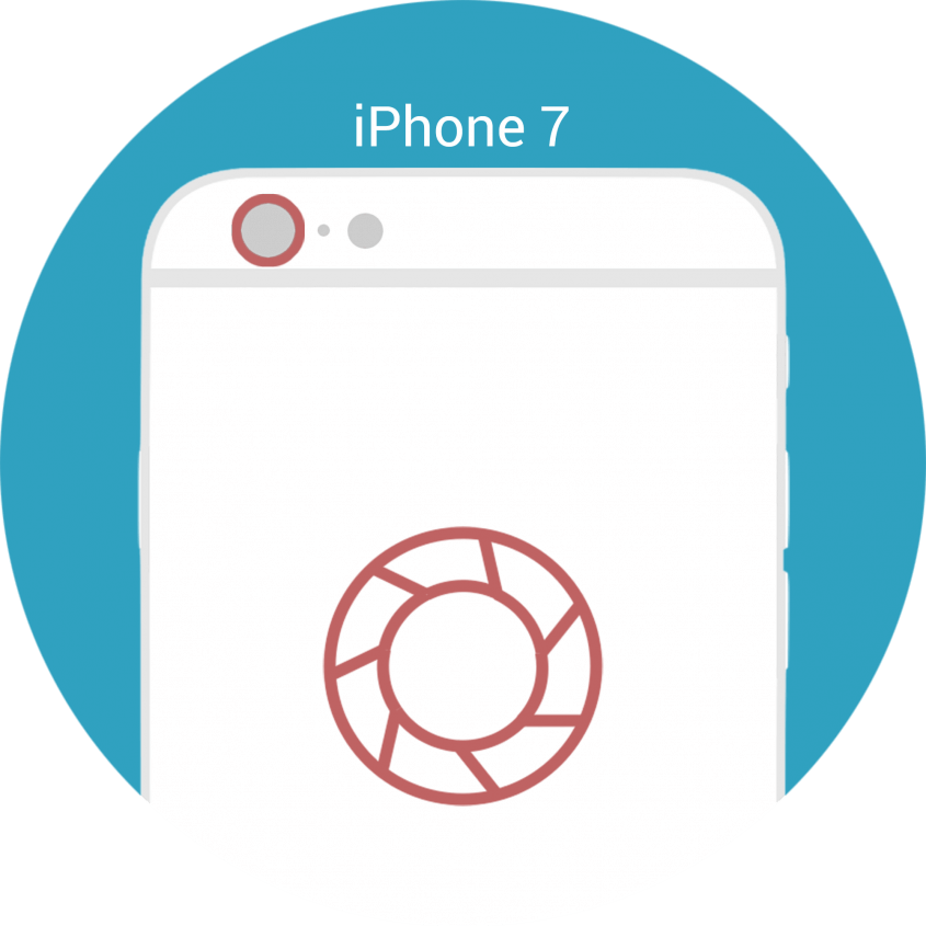 iPhone 7 - Kamera Glas Linse Reparatur