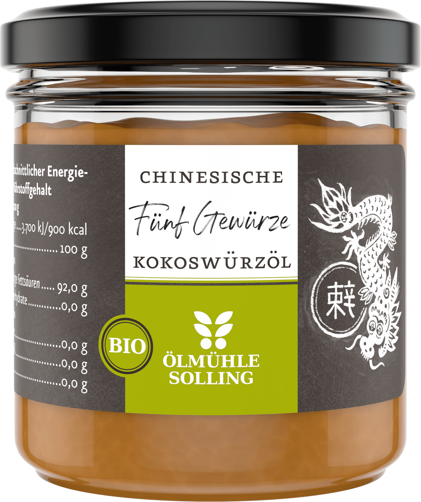 Chinesische 5 Gewürze Kokoswürzöl 100 g