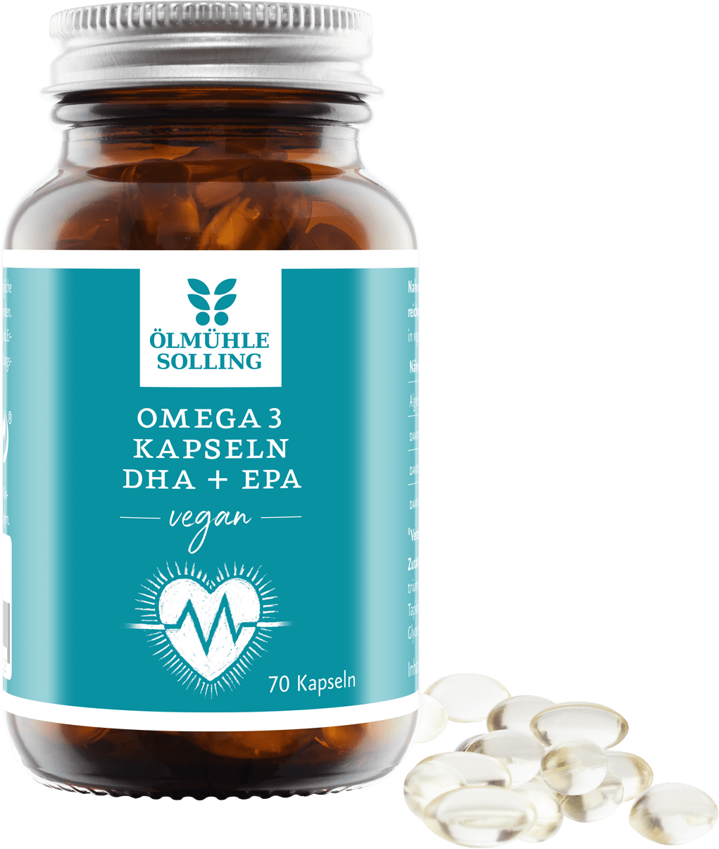 Omega 3 Kapseln mit DHA & EPA aus Algenöl 70 vegane Kapseln 56 g