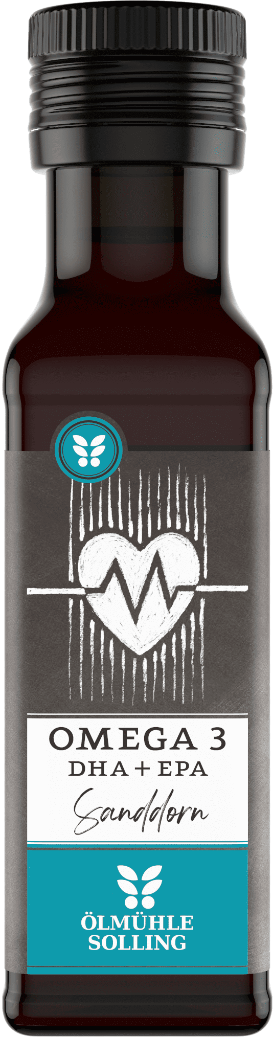 Omega 3 Öl Sanddorn mit DHA + EPA Algenöl 100 ml