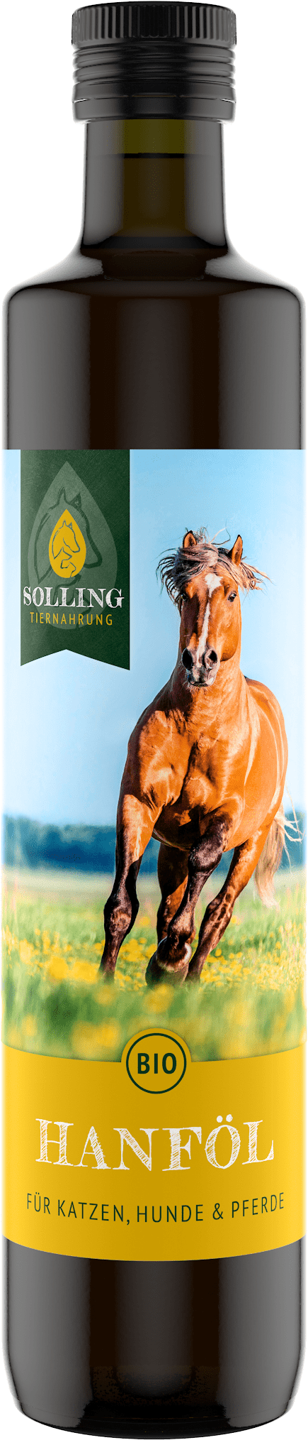 Hanföl für Tiere Futterergänzung für Hunde, Katzen und Pferde 500 ml