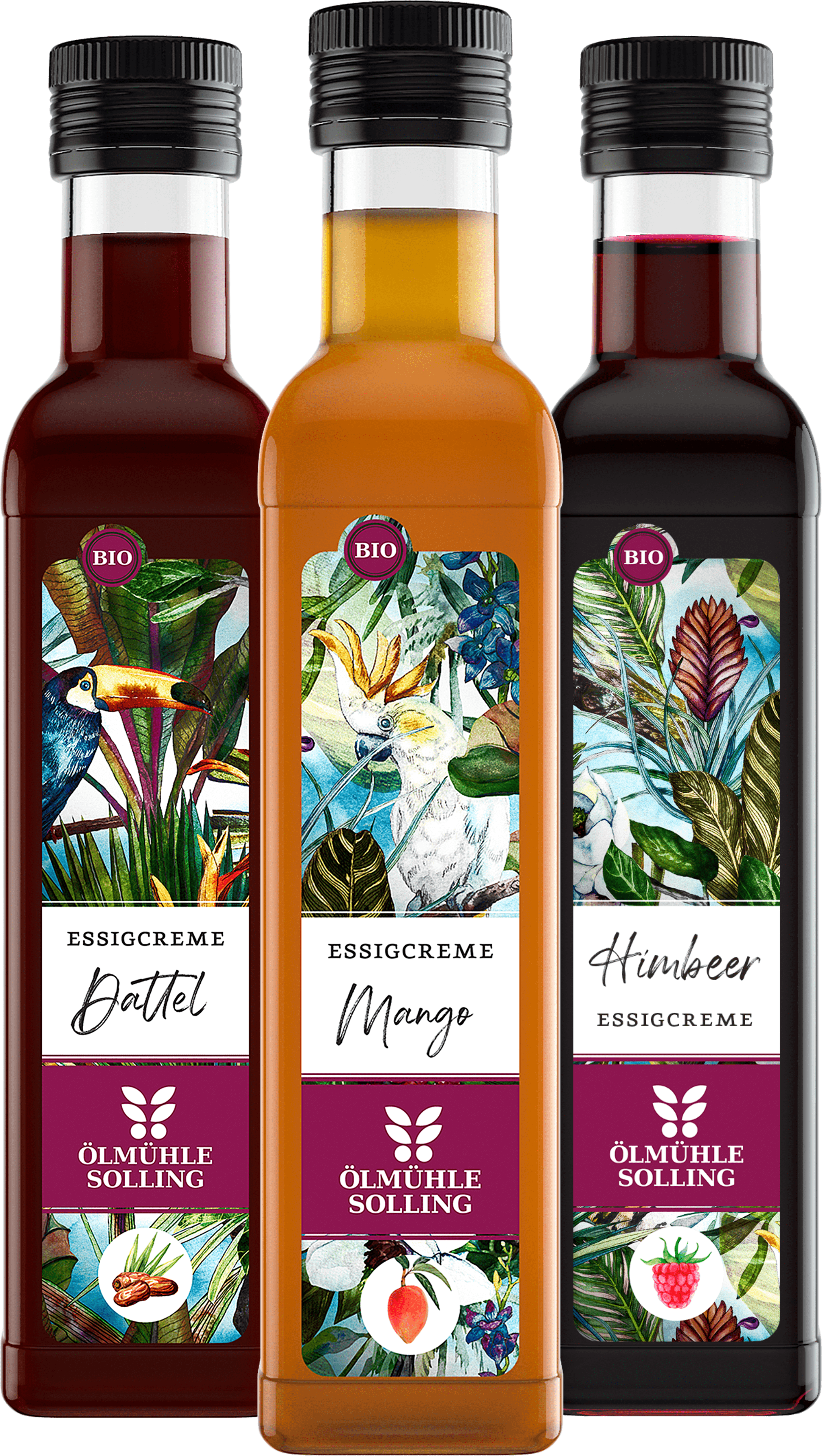 Essigcreme Lieblinge mit drei 250 ml Flaschen 3 x 250 ml