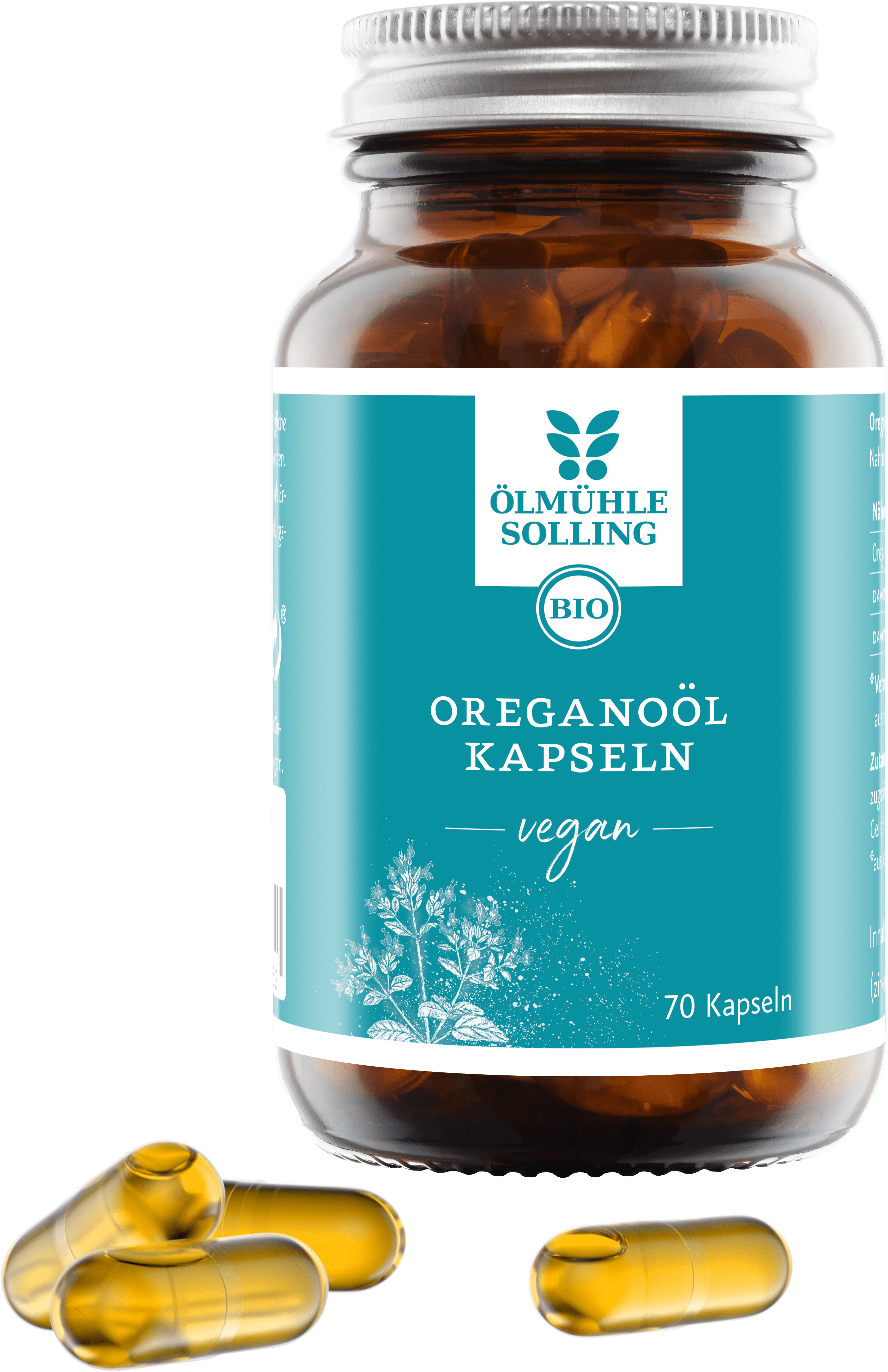 Oreganoöl Kapseln 70 vegane Kapseln 42 g