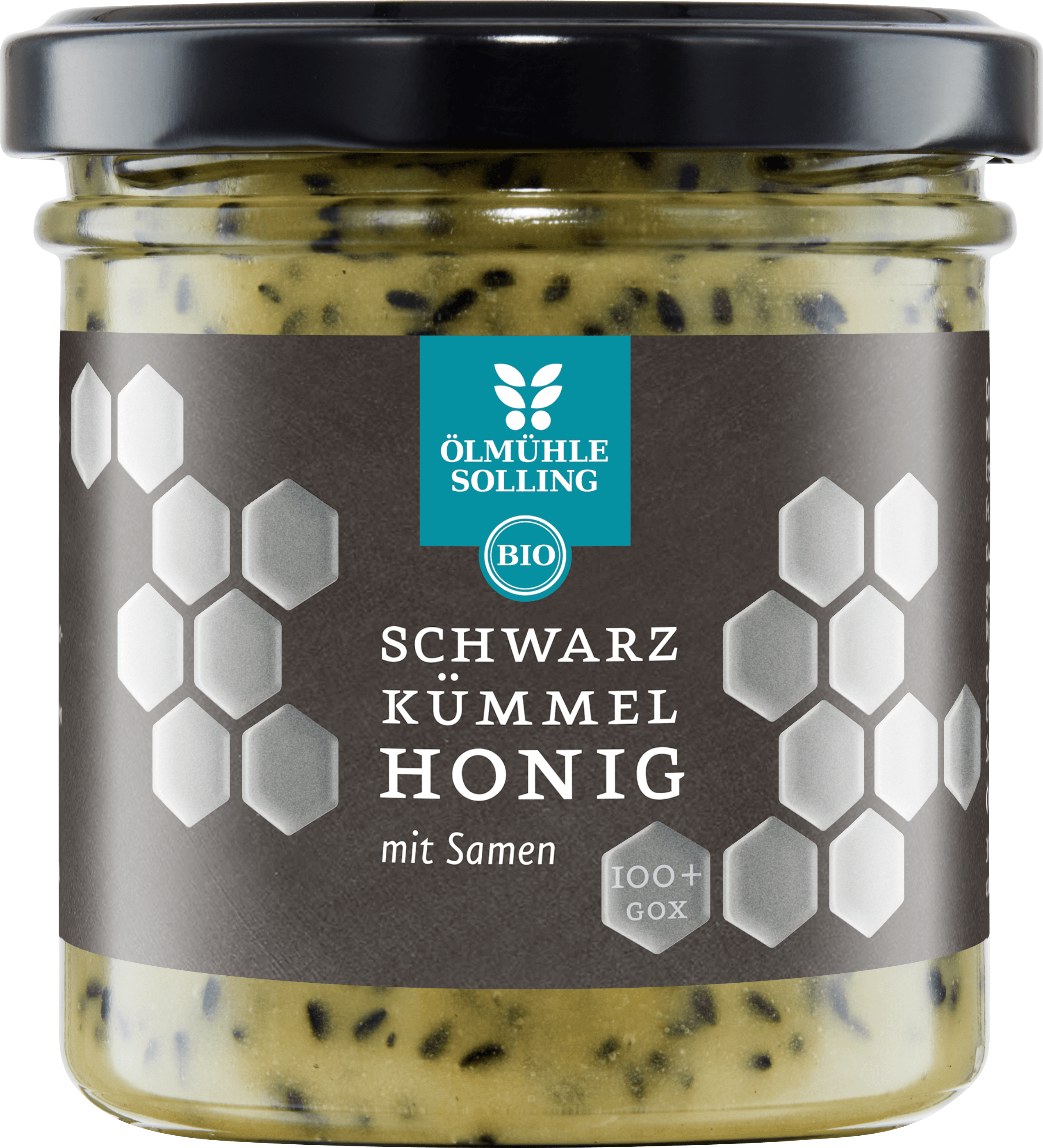 Schwarzkümmel Honig Schwarzkümmelöl in Kornblumenhonig im 180 g Glas 180 g mit Samen und Öl