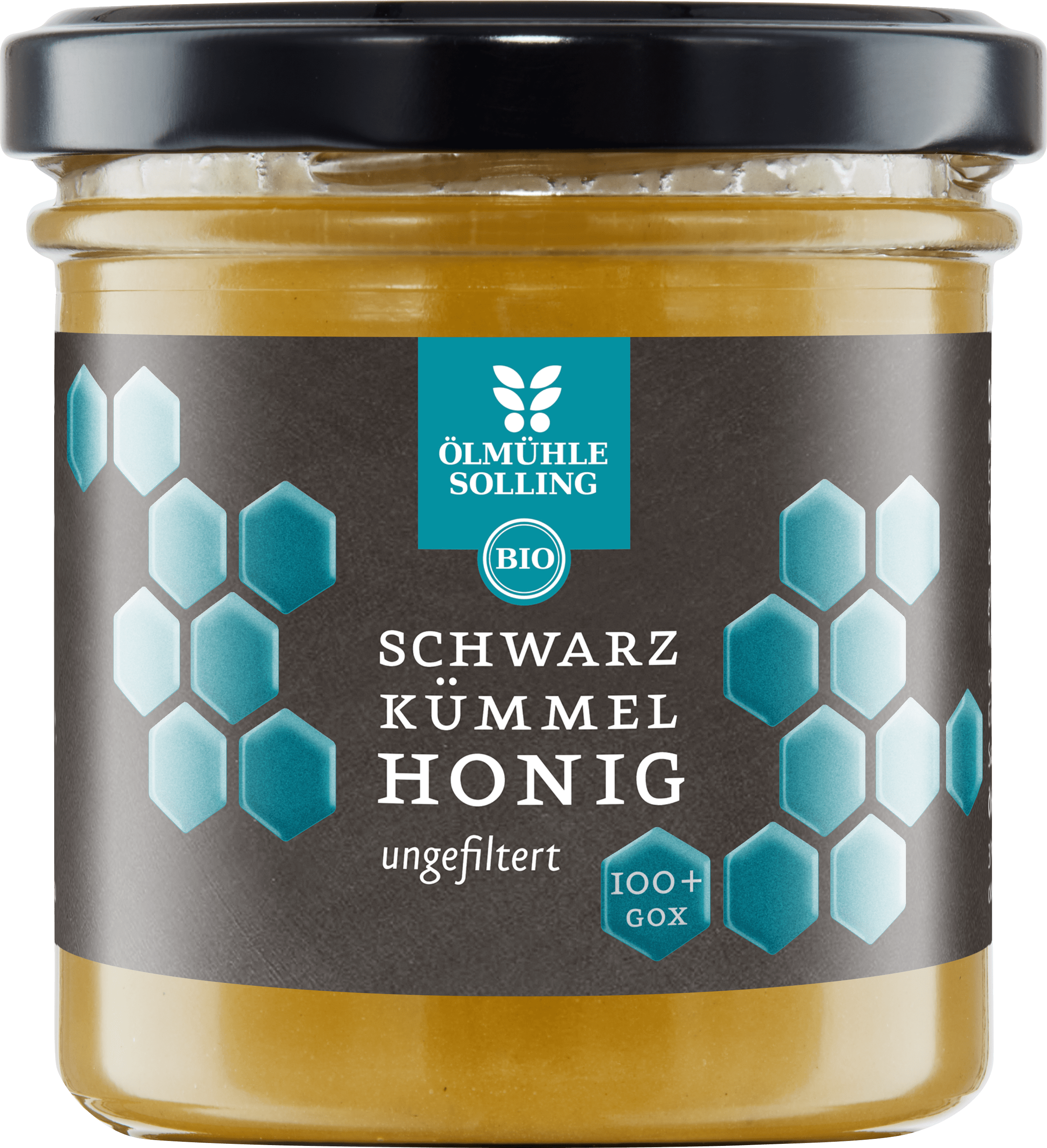 Schwarzkümmel Honig Schwarzkümmelöl in Kornblumenhonig im 180 g Glas 180 g mit Öl ungefiltert