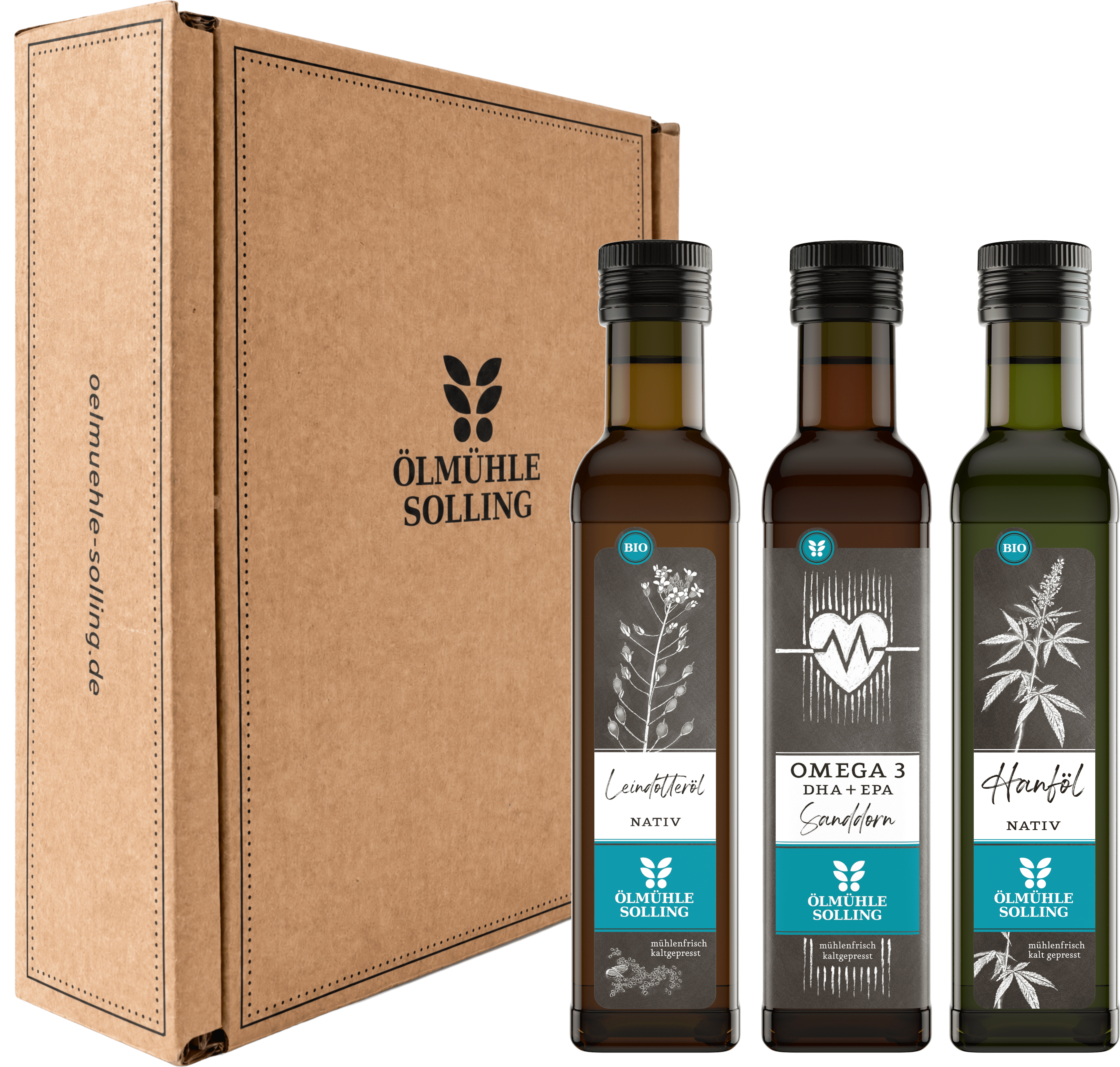 Omega 3 Lieblinge mit drei 250 ml Flaschen 3 x 250 ml