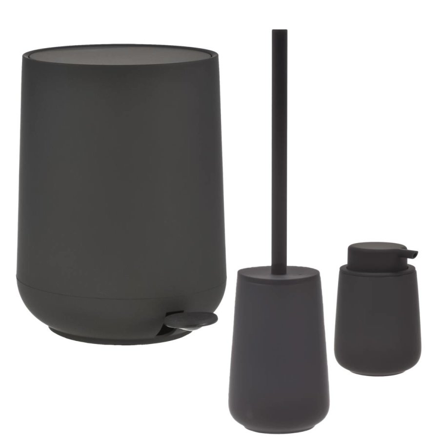 Bad-Accessoires Set 3tlg. 'Nova ONE' black (schwarz) Zone Denmark