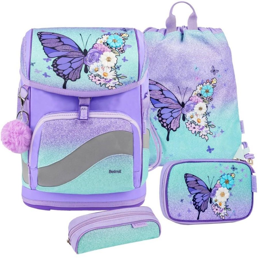 Belmil Premium Schulranzen Set Smarty Plus SERENITY