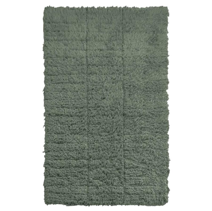 Badematte 50x80cm 'Tiles' olive green