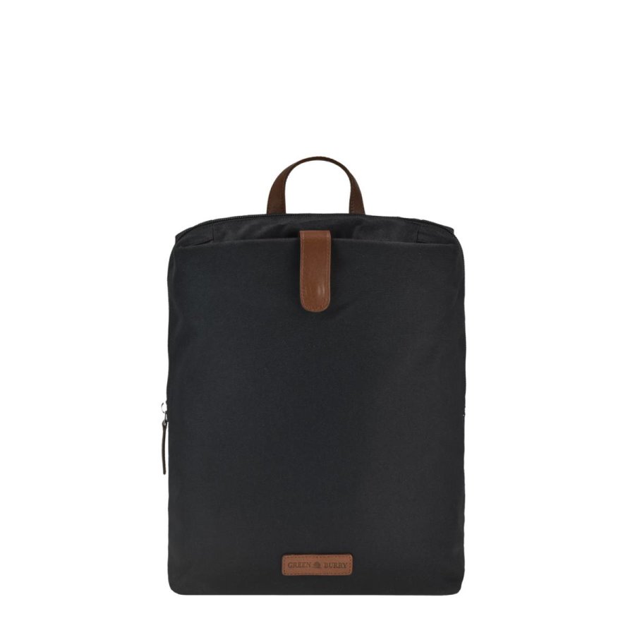 Rucksack Nylon 26x30cm 'Eva' schwarz