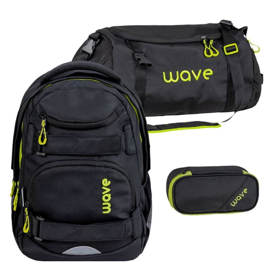 Wave Schulrucksack Set 'Infinity Move' 3tlg. Bold