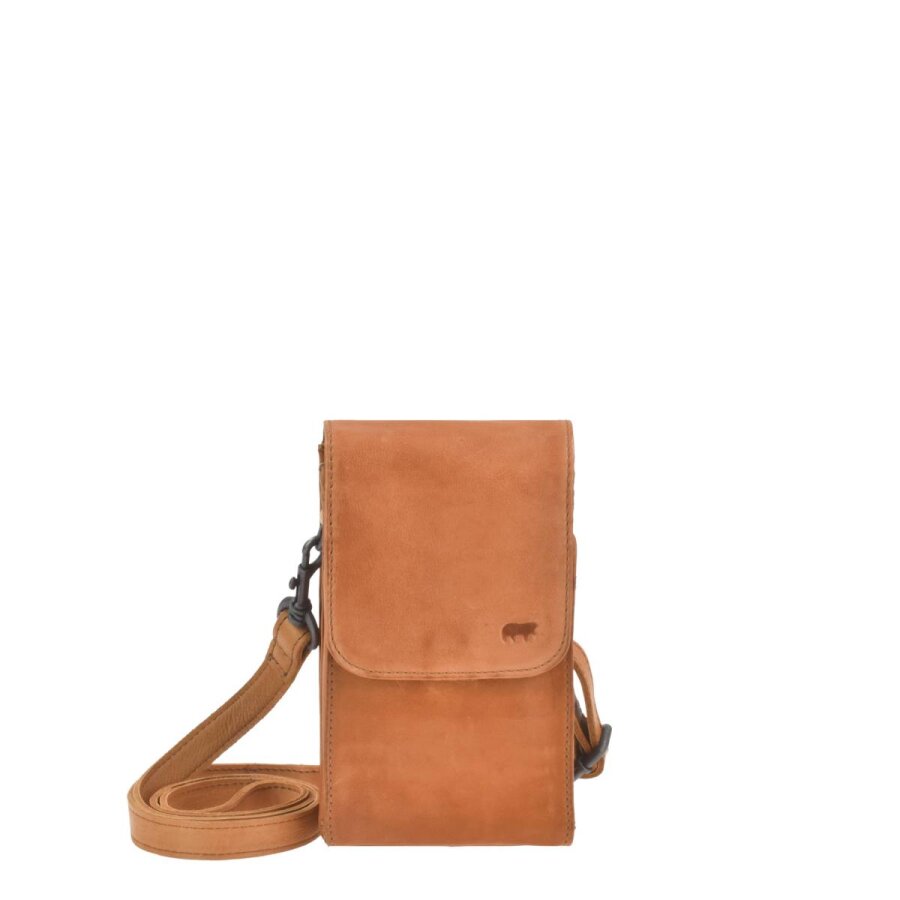 Bear Design Handytasche Leder Robbie orange | Umhängen & Gürtel