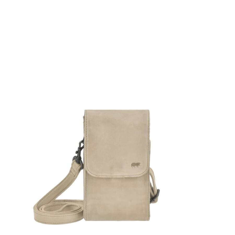 Bear Design Handytasche Leder Robbie beige | Umhängen & Gürtel