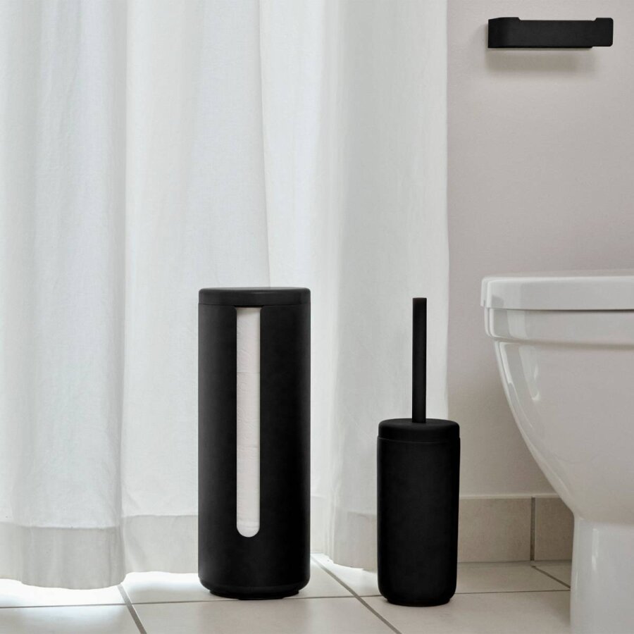 Toilettenpapier Aufbewahrung 15x40cm 'Ume' schwarz