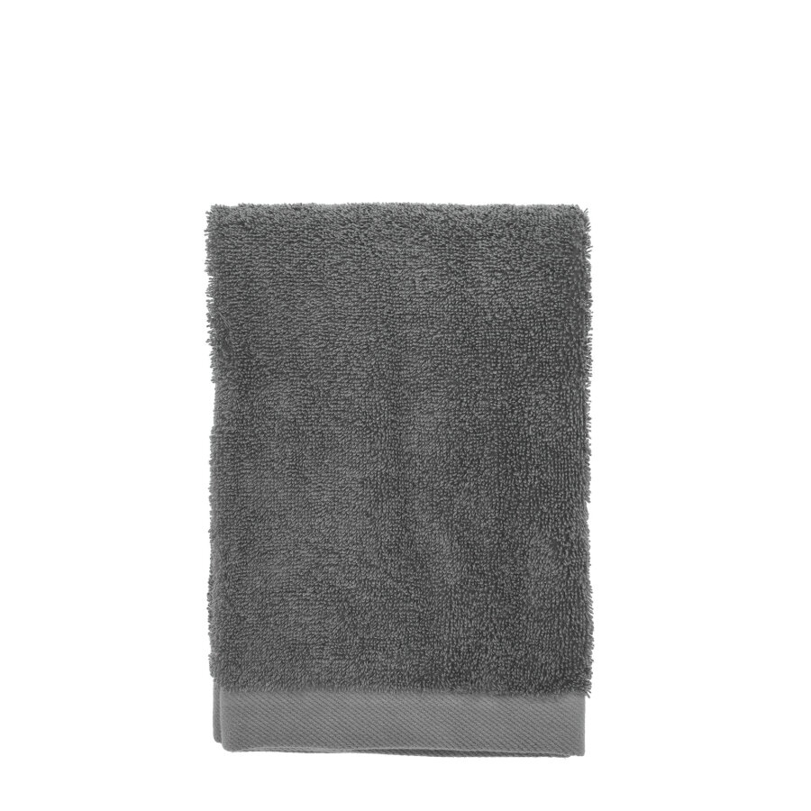 Södahl Handtuch Organic Comfort ash 50x100cm | Bio-Baumwolle. Saugstarkes Wellness-Handtuch in zeitlosem Grau-Ton für Ihr modernes Badezimmer.