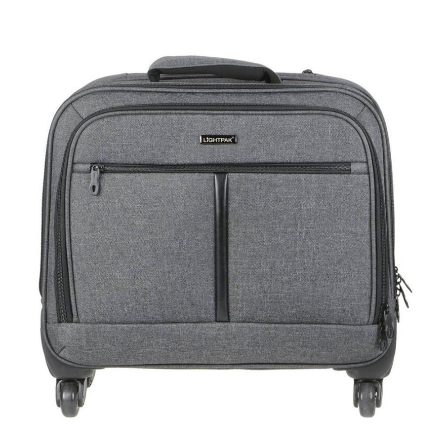 Business Trolley 45x42x22cm mit Notebookfach 'Phoenix' grau Lightpak