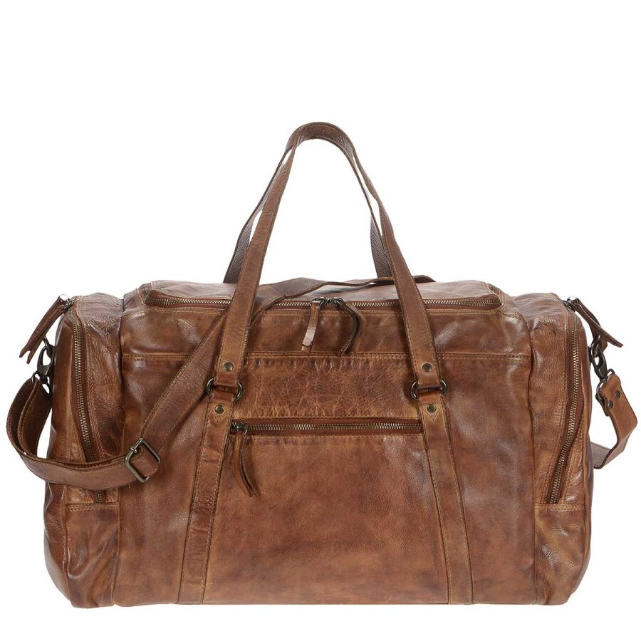 Bear Reisetasche Leder 52x32cm 'Max' cognac CL32879