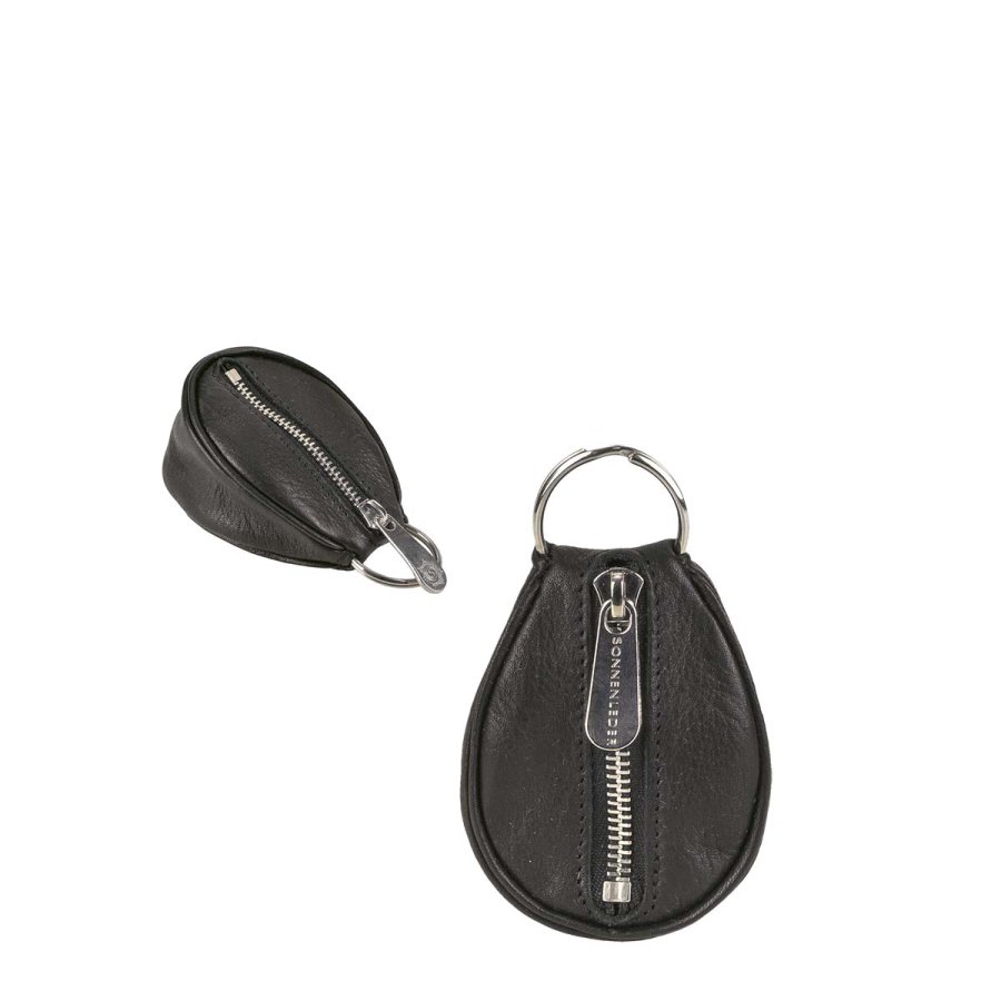 SONNENLEDER Schlüsselanhänger 'PUCCINI' schwarz