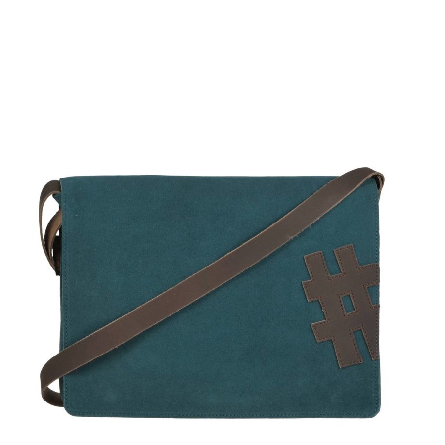 OWN STUFF A4-Umhängetasche Turquoise