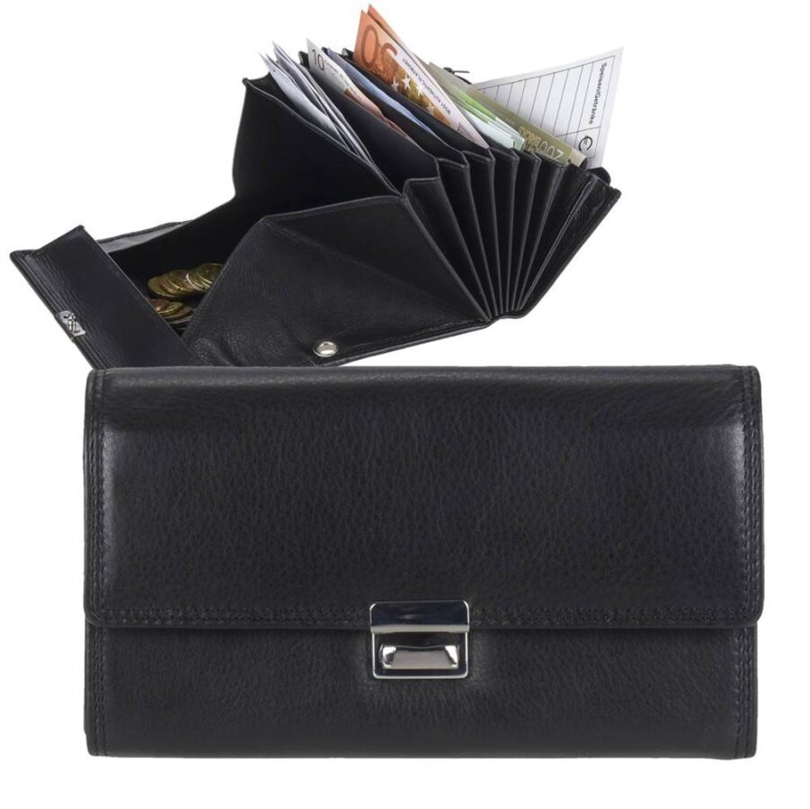 Esquire Kellnerportemonnaie 6 Scheinfächer Leiterschloss Eco – Leder schwarz. Die professionelle Gastronomie-Börse für effiziente Abläufe im Service.