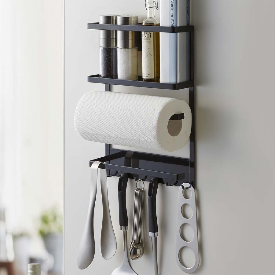 Regal für Küchenutensilien 24x34cm mangnetisch 'Tower' schwarz Yamazaki Home 2745