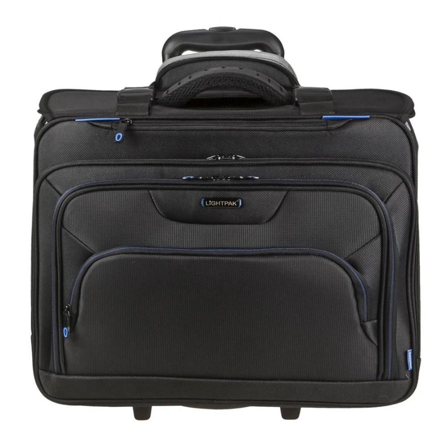Lightpak Business Trolley 47x38x27cm mit Rollen 'Pioneer' schwarz