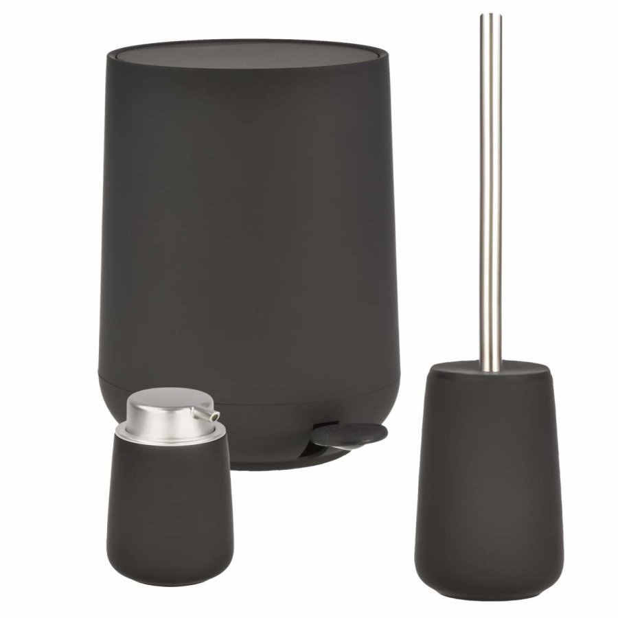 Bad-Accessoires Set 3tlg. 'Nova' black (schwarz) Zone Denmark