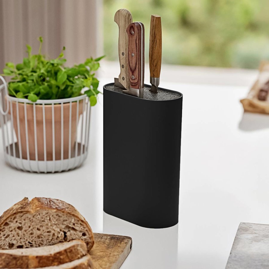 ZONE Denmark Messerblock ohne Messer schwarz SINGLES