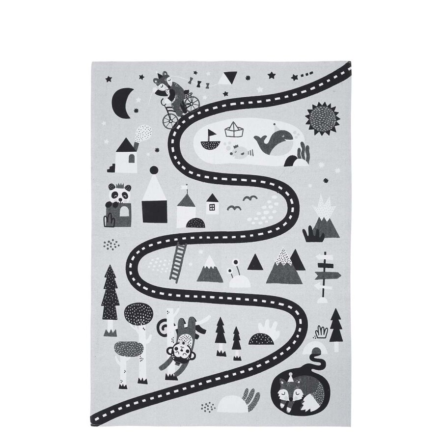 Waschbarer Kinderteppich aus reiner Baumwolle | Södahl Forest. Das strukturierte Spielzimmer-Zubehör für Ihren geordneten Alltag heute.