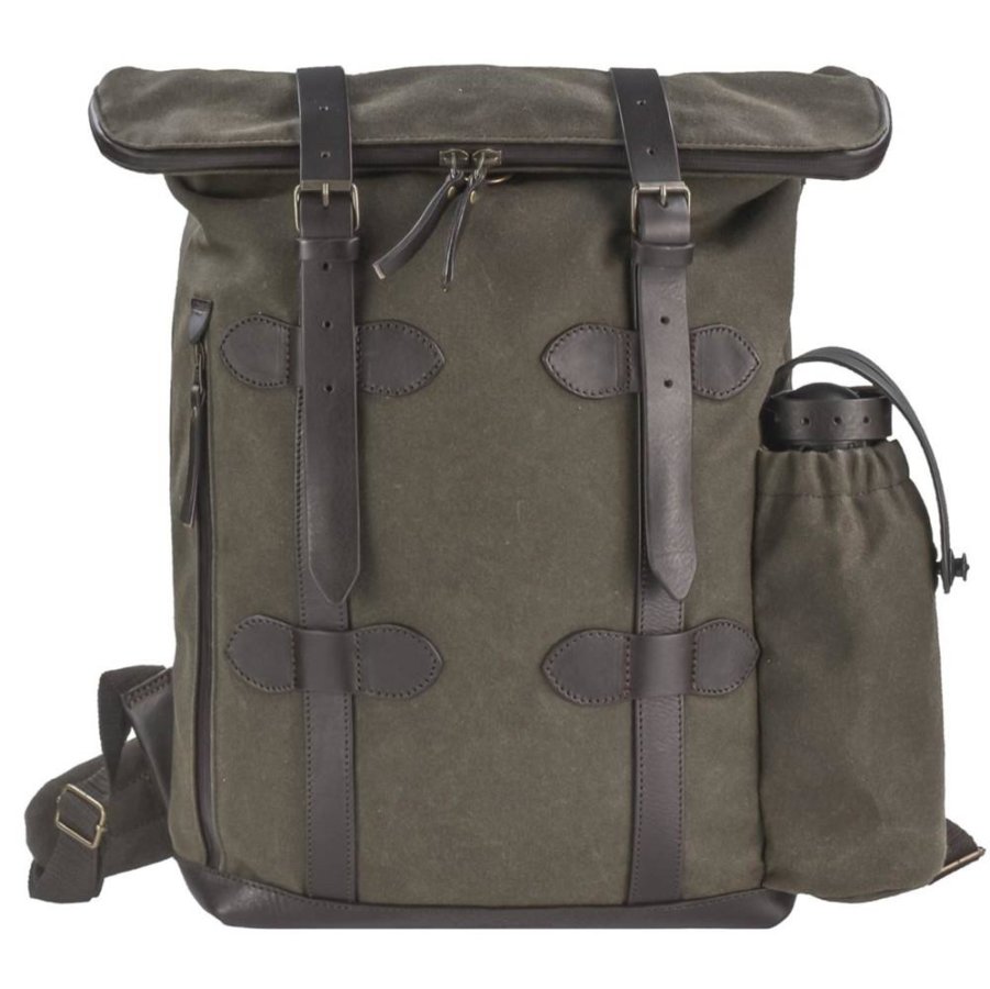 Rucksack Canvas 30x44cm 'Overland' oliv Ruitertassen 4034-25
