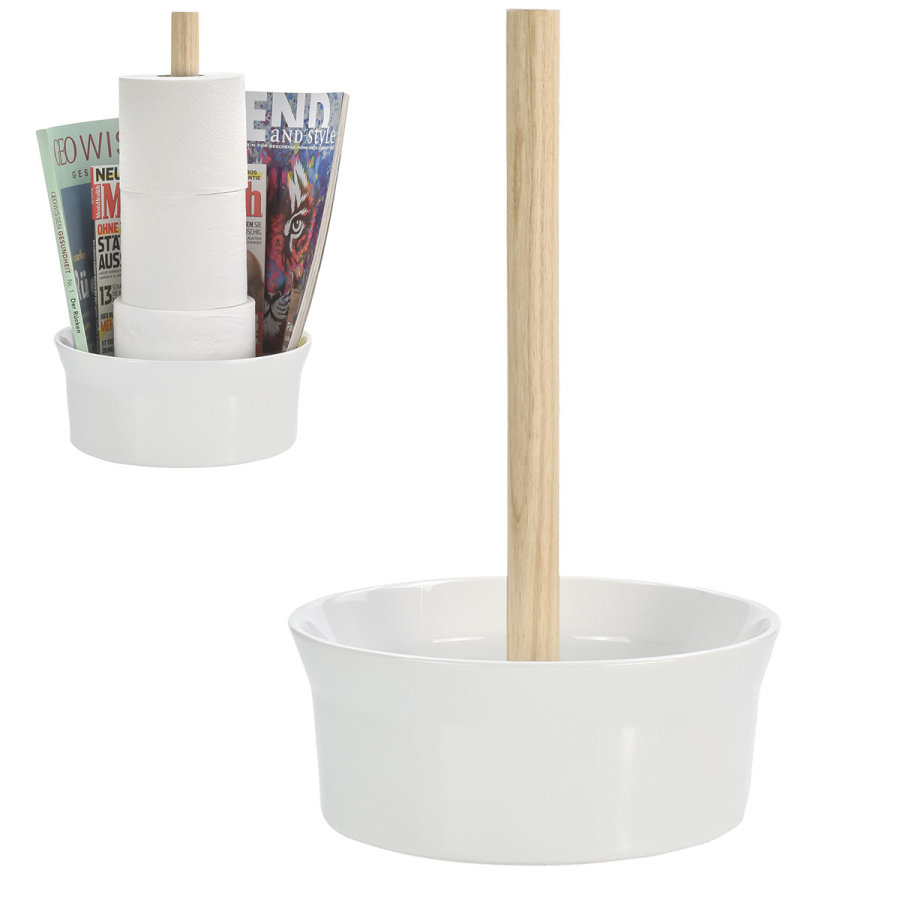Toilettenpapierhalter 'Angle' weiß Born in Sweden