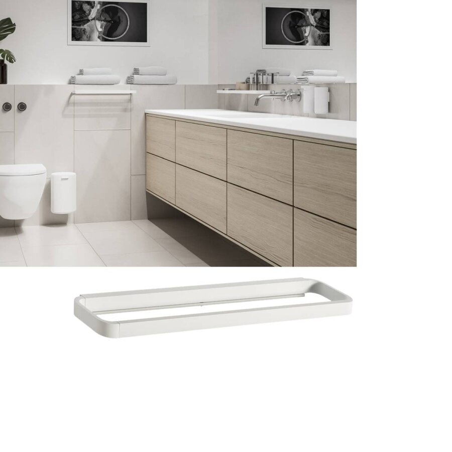 Zone Denmark RIM Handtuchhalter weiß 44x7,5cm zur Wandmontage für Badezimmer