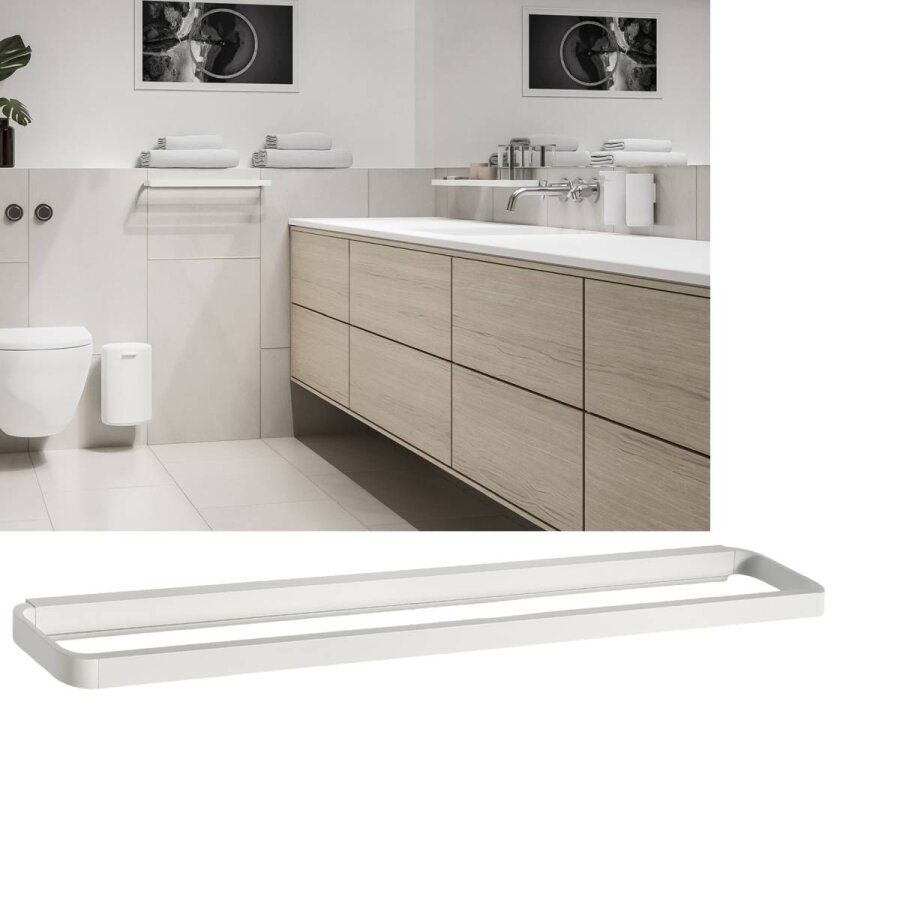 Zone Denmark RIM Handtuchhalter weiß 70x7,5cm zur Wandmontage für Badezimmer
