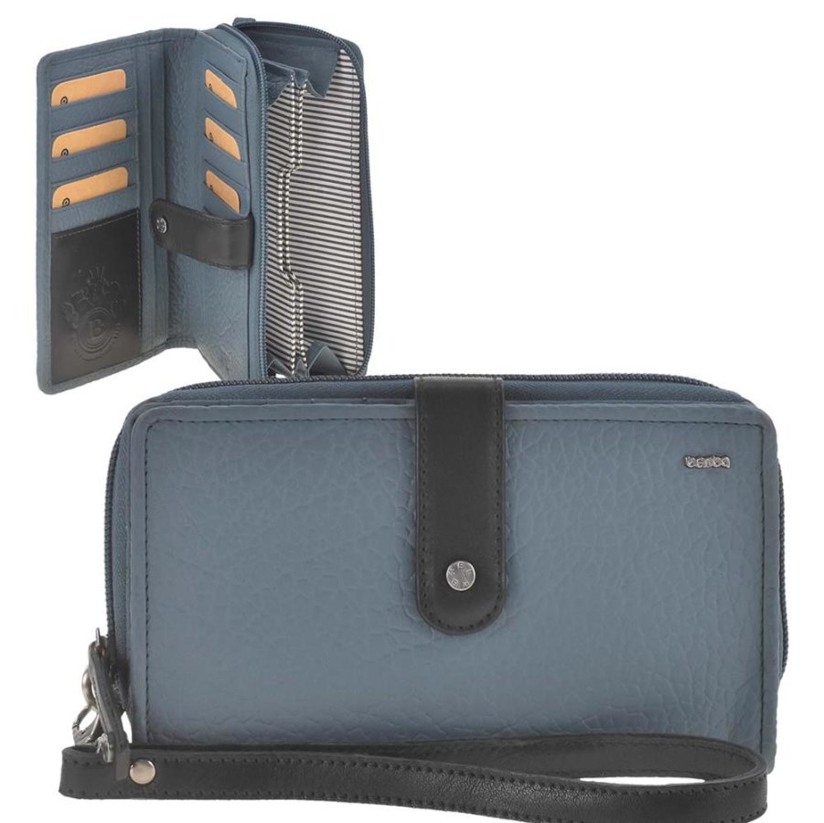 Portemonnaie Leder 18x10cm mit 14 Kartenfächern 'Eva' atlantic Berba 121-920