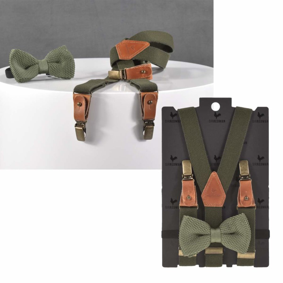 Hosenträger Kinder Set mit Fliege Jungen 'KIDS' Glenn Green