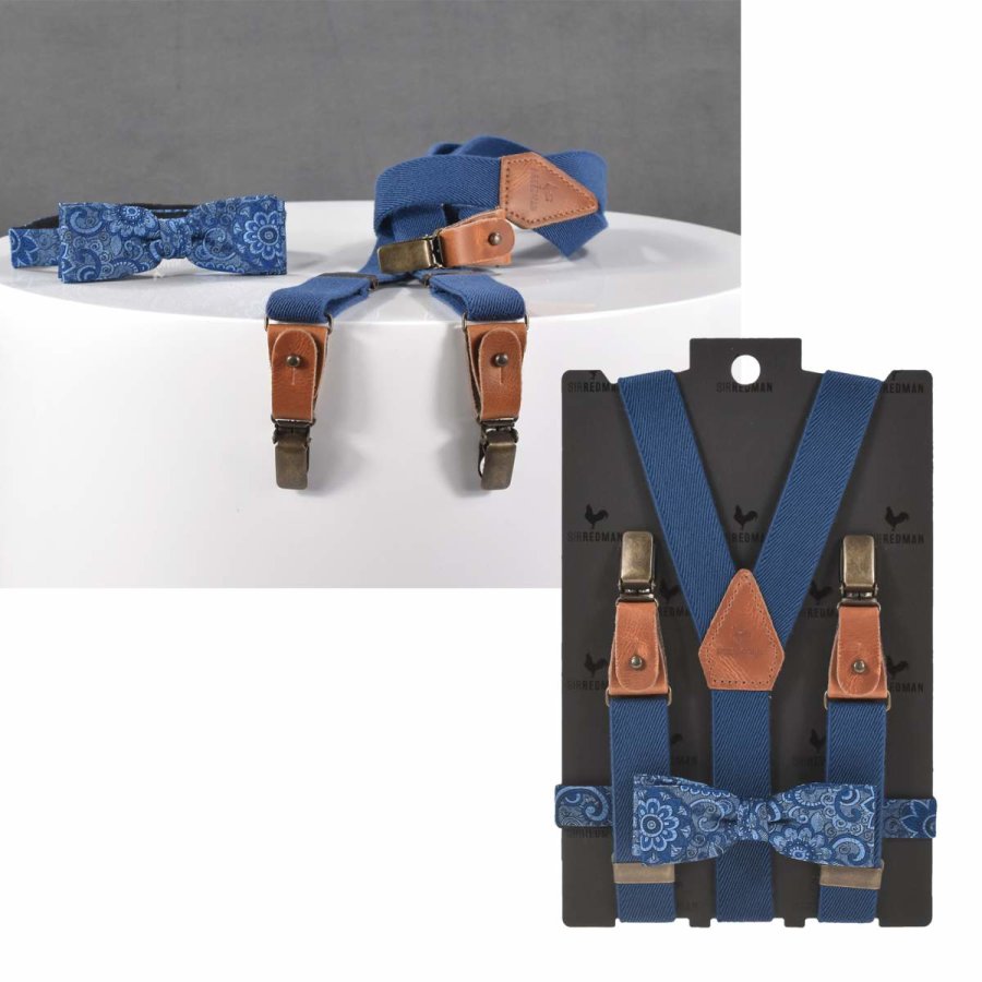 Hosenträger Kinder Set mit Fliege Jungen 'KIDS' Urban Paisley