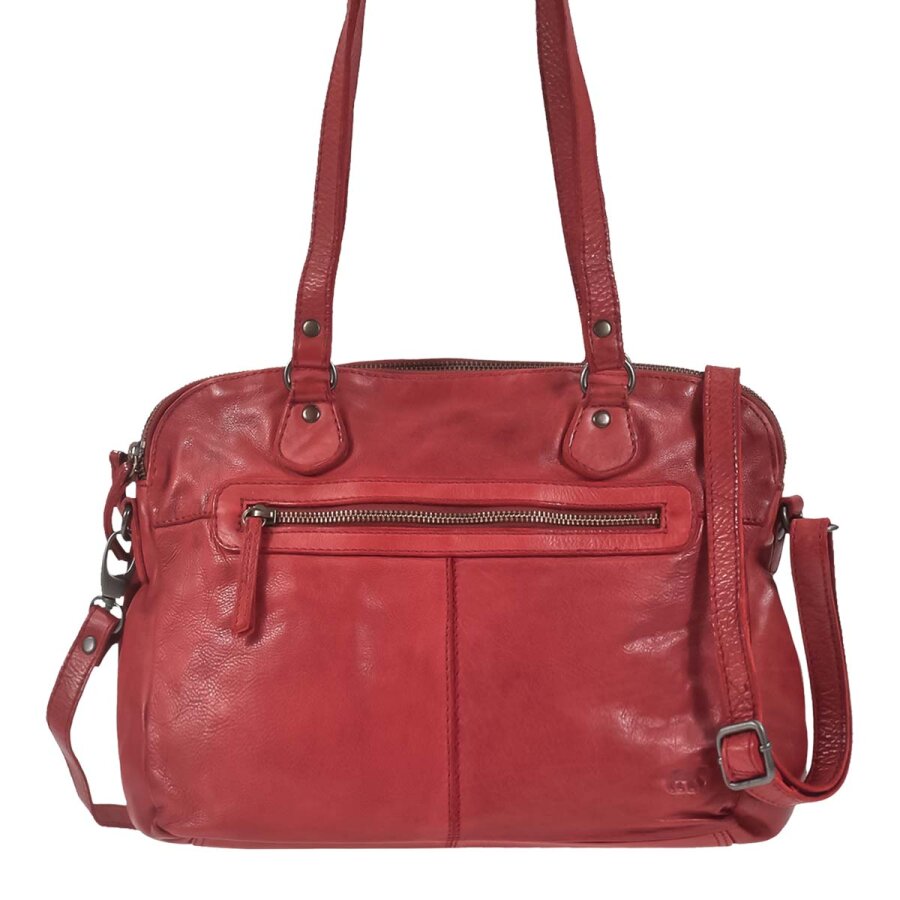Bear Design Umhängetasche Damen Leder Lieke – 2 Fächer