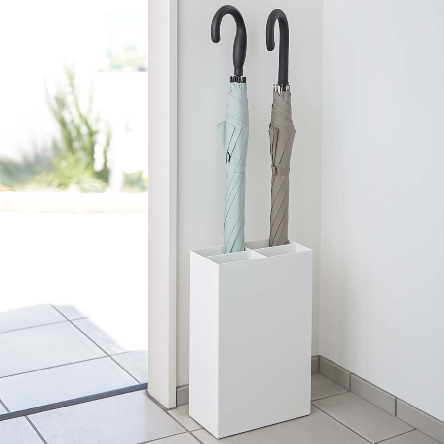 Regenschirmständer Design weiß klein Yamazaki Home 'Smart' 23x36x12cm