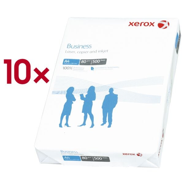 Xerox 10 Pack Multifunktionales Druckerpapier »Business« weiß