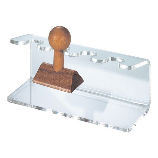 MAUL Stempelhalter 1959305 für 4 Stempel transparent, 6.5x6x15.6 cm