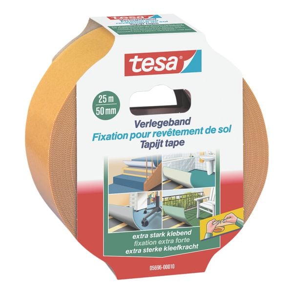 tesa Doppelseitiges Klebeband 05696, 5 cm