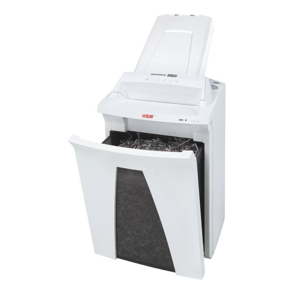 HSM Aktenvernichter »Securio AF300« 4,5x30 mm Partikelschnitt bis 14 Blatt weiß, 24x83.7x43.5 cm